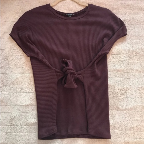 Shirt with front tie - Picture 1 of 2